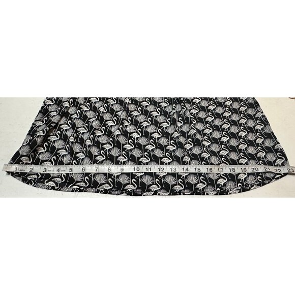 Women's LOFT Flamingo Print Sleeveless Stretch Blouse 100% Polyester Size XS - Picture 9 of 10